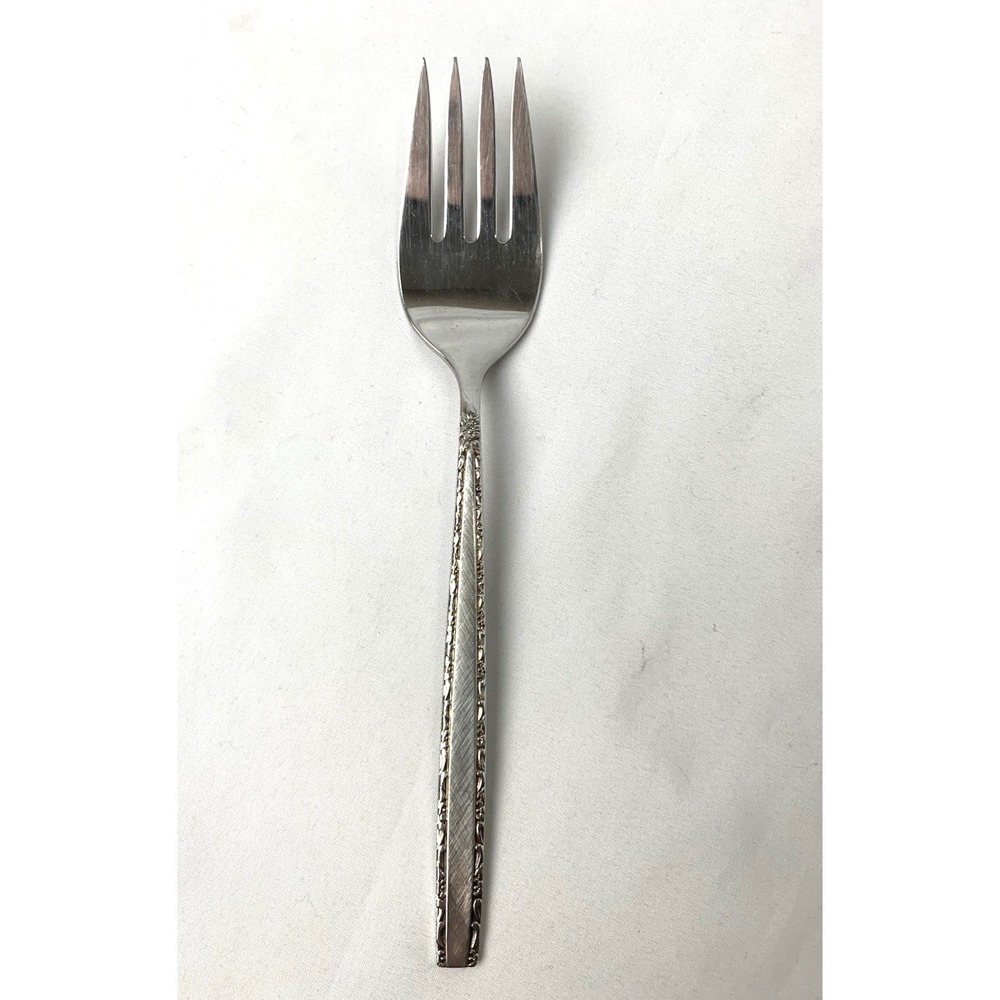 Oneida Community "Via Roma" Cold Meat Fork Stainless Flatware Serving Piece‎